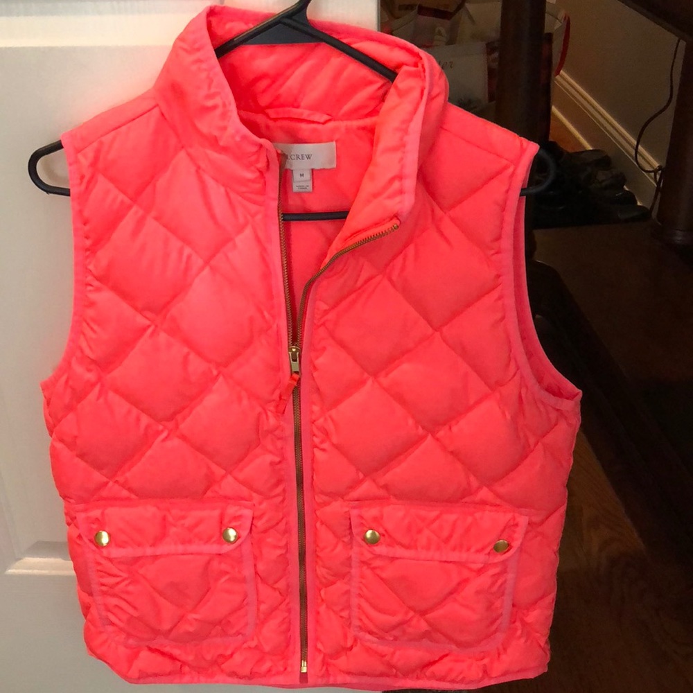 J. Crew size Medium bright pink Vest